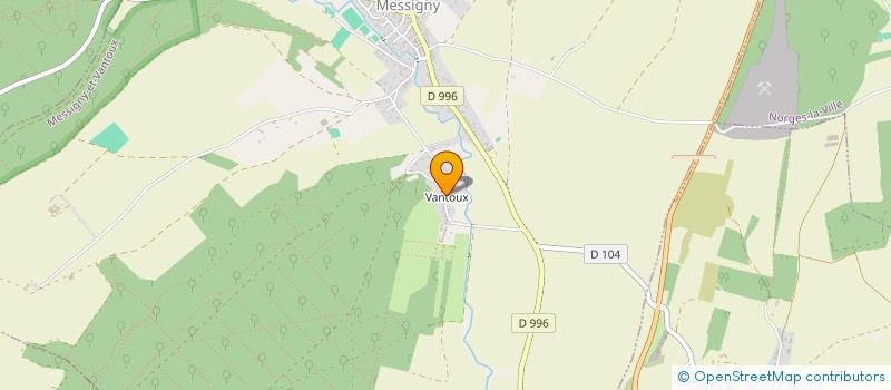 localisation de l'entreprise ROUL'ART  MESSIGNY-ET-VANTOUX