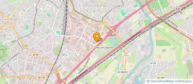 localisation de l'entreprise ROUL'EN'COEUR à MONTPELLIER