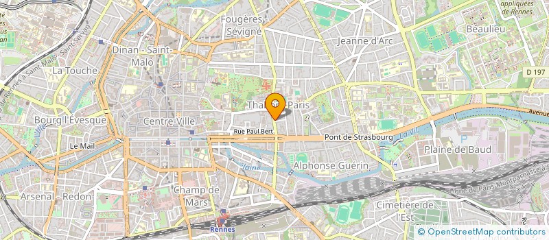 localisation de l'entreprise ROUL'EUROPE à RENNES