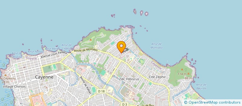 localisation de l'entreprise ROUL'GALETTE  CAYENNE