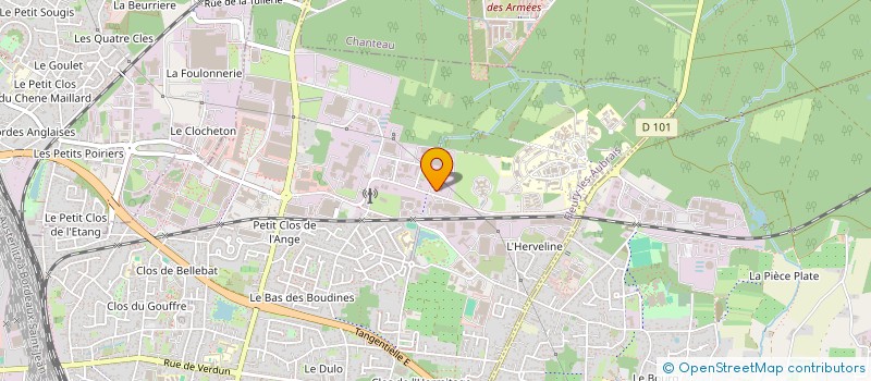 localisation de l'entreprise ROUL'NET SARL à FLEURY-LES-AUBRAIS