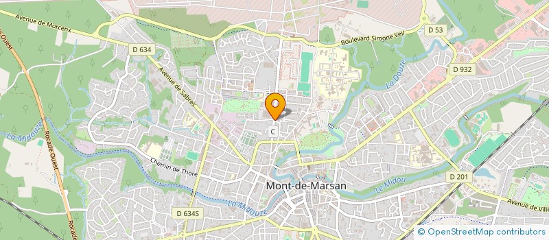 localisation de l'entreprise ROULADE à MONT-DE-MARSAN