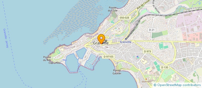 localisation de l'entreprise ROULAND HEBERT  GRANVILLE