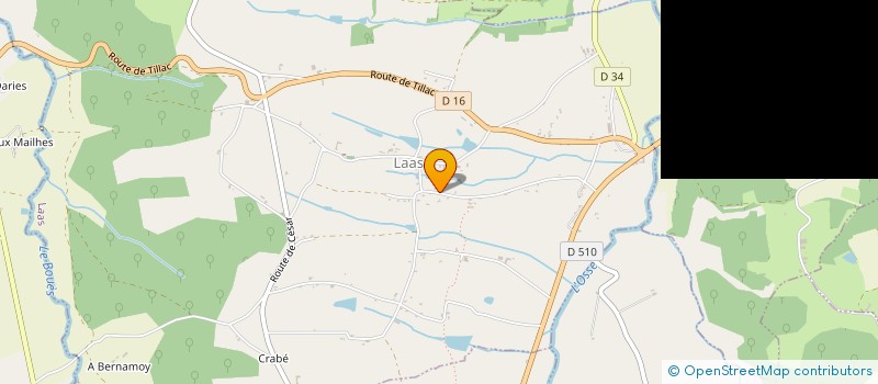 localisation de l'entreprise ROULE GASCOUN  LAAS