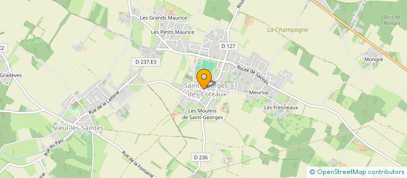 localisation de l'entreprise ROULE LA POULE à SAINT-GEORGES-DES-COTEAUX