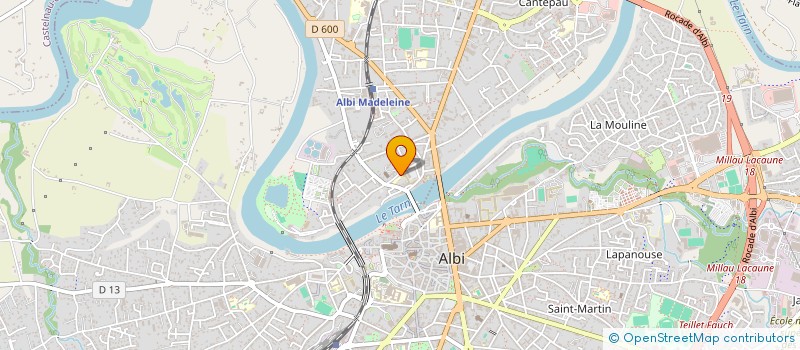 localisation de l'entreprise ROULE MA POULE à ALBI