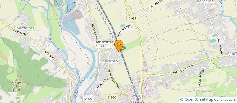 localisation de l'entreprise ROULE MA POULE PAUL  MIREPEIX