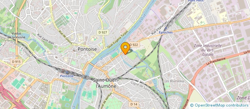 localisation de l'entreprise ROULE POUR UN SOURIRE  SAINT-OUEN-L'AUMONE