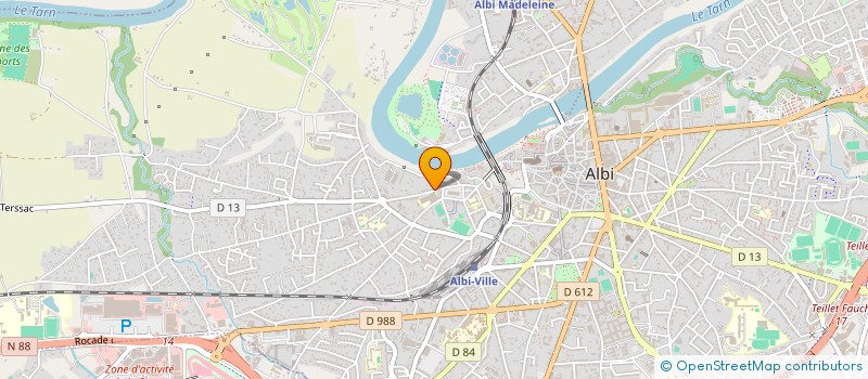 localisation de l'entreprise ROULE TA VIE à ALBI