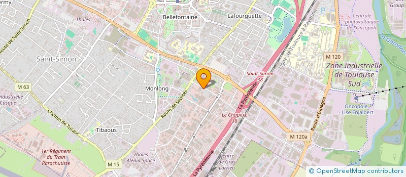 localisation de l'entreprise ROULEAU GUICHARD SA  TOULOUSE