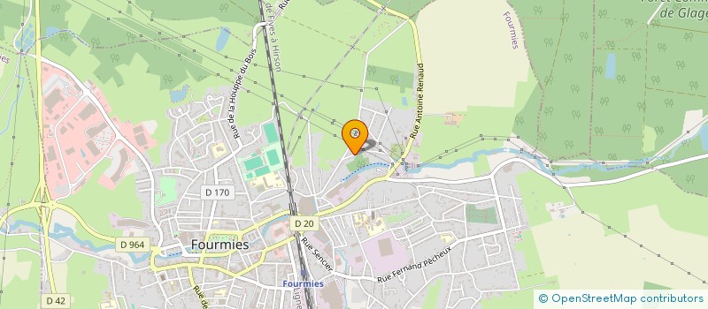 localisation de l'entreprise ROULEZ BOUZERE  FOURMIES