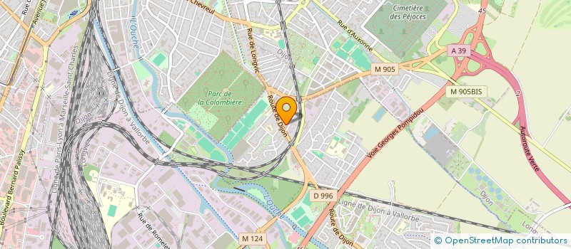 localisation de l'entreprise ROULEZ INTELLIGENT, ROULEZ E85  LONGVIC