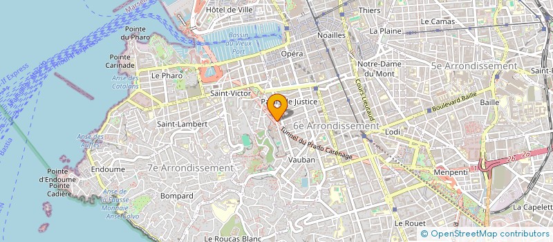 localisation de l'entreprise ROULEZ MARMITES  MARSEILLE