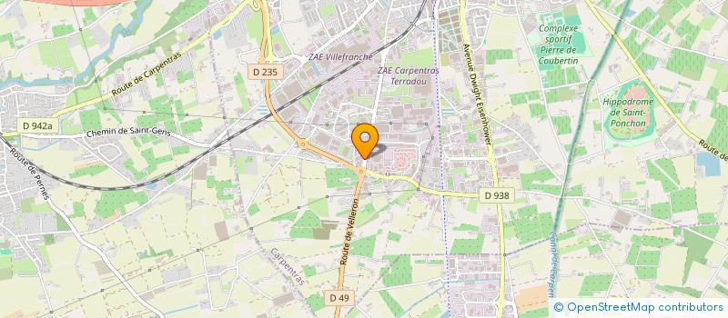 localisation de l'entreprise ROULEZ MOB'ILITE à CARPENTRAS