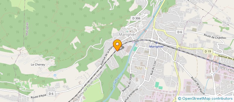 localisation de l'entreprise ROULIO  MARIGNIER