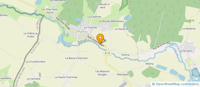 localisation de l'entreprise ROULLEAU à MANOU