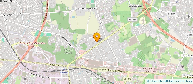 localisation de l'entreprise ROULLEAU ET ASSOCIES  BASSE-GOULAINE