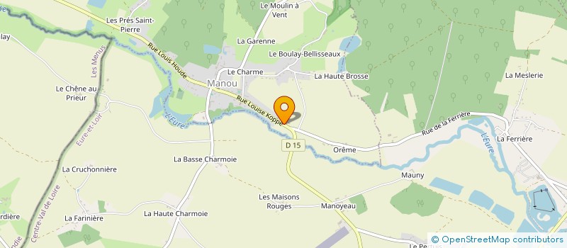 localisation de l'entreprise ROULLEAU PHILIPPE à MANOU
