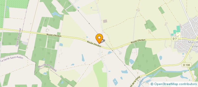 localisation de l'entreprise ROULLEAU ROSERAIES SAS à MARCILLY-EN-VILLETTE