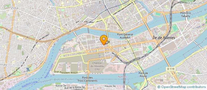 localisation de l'entreprise ROULLEAUX - LEON AVOCAT  NANTES