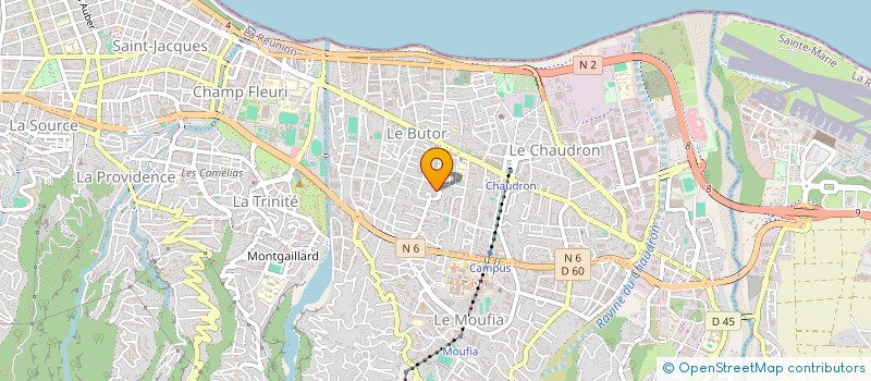 localisation de l'entreprise ROULOF ENERGIE à SAINT-DENIS