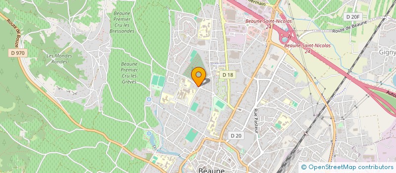 localisation de l'entreprise ROULONY à BEAUNE