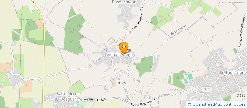 localisation de l'entreprise ROUM'DANSES  LE THUIT DE L'OISON