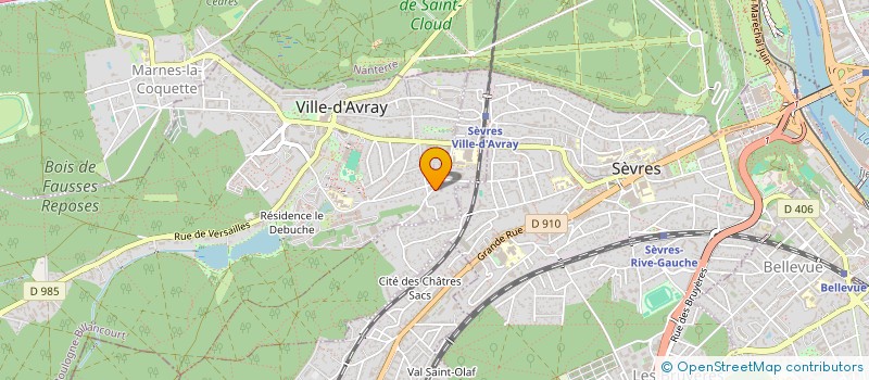 localisation de l'entreprise ROUMABI  VILLE-D'AVRAY