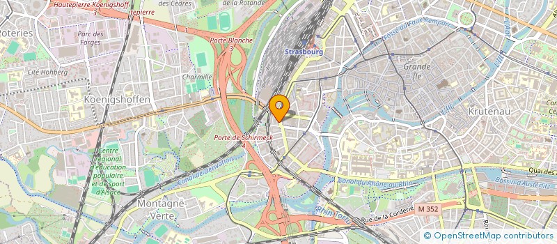 localisation de l'entreprise ROUMAGERE CHRISTOPHE à STRASBOURG