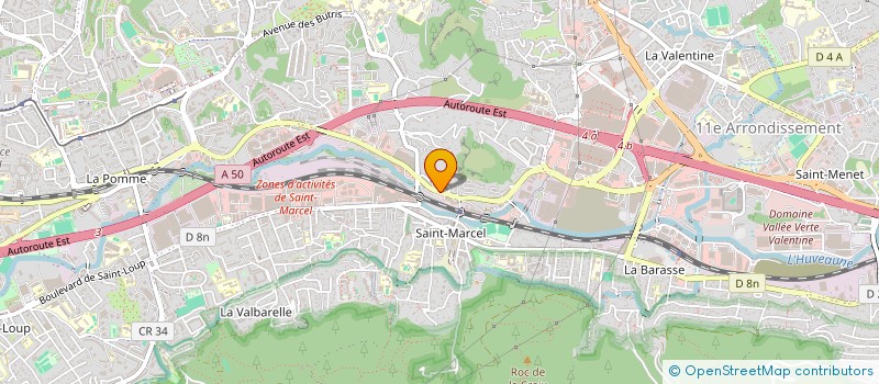 localisation de l'entreprise ROUMANILLE 24 à MARSEILLE