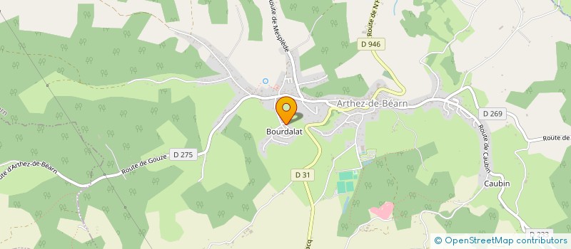 localisation de l'entreprise ROUMAS ANDRE COSTEDOAT PATRICK & FABIENN à ARTHEZ DE BEARN