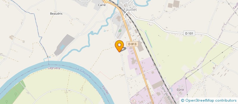 localisation de l'entreprise ROUMAT FRUITS GRAINES ET PLANTES  FAUILLET