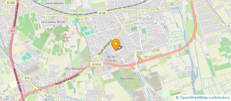 localisation de l'entreprise ROUMI  ENTRAIGUES-SUR-LA-SORGUE