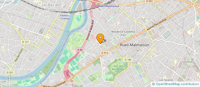 localisation de l'entreprise ROUMITECH à RUEIL-MALMAISON