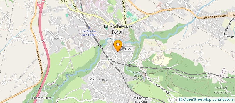 localisation de l'entreprise ROUND-1 à LA ROCHE-SUR-FORON