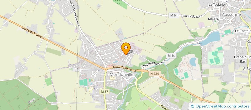 localisation de l'entreprise ROUND CLUB MONDONVILLOIS  MONDONVILLE