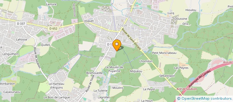 localisation de l'entreprise ROUND HILL  TOSSE