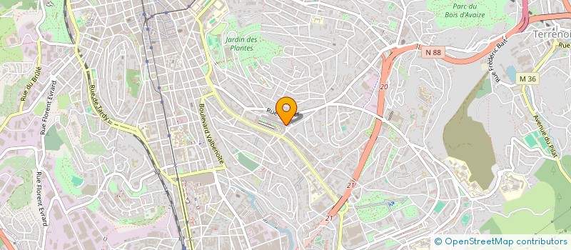 localisation de l'entreprise ROUND ONE SPV  SAINT-ETIENNE