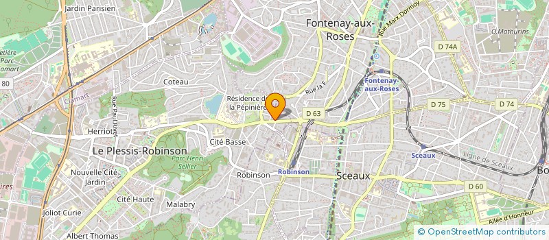 localisation de l'entreprise ROUNDWORLD à LE PLESSIS-ROBINSON