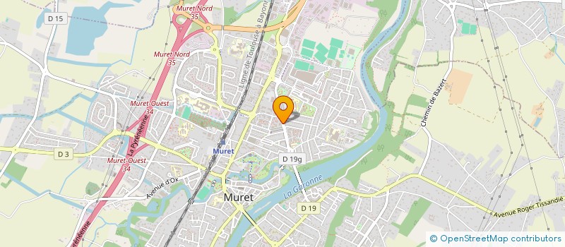 localisation de l'entreprise ROUNJA TRANSPORTS  MURET