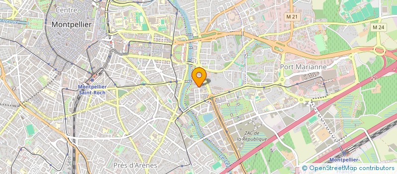 localisation de l'entreprise ROUPAS à MONTPELLIER