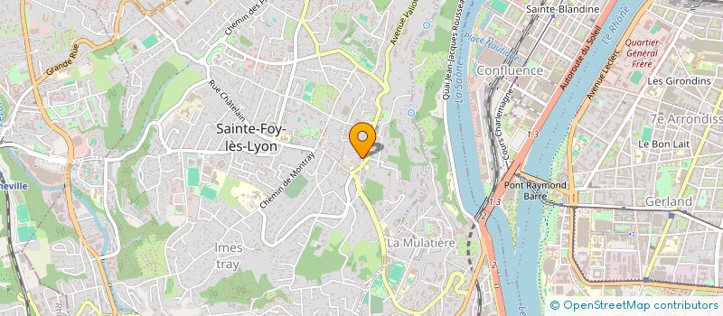 localisation de l'entreprise ROUPIE  SAINTE-FOY-LES-LYON