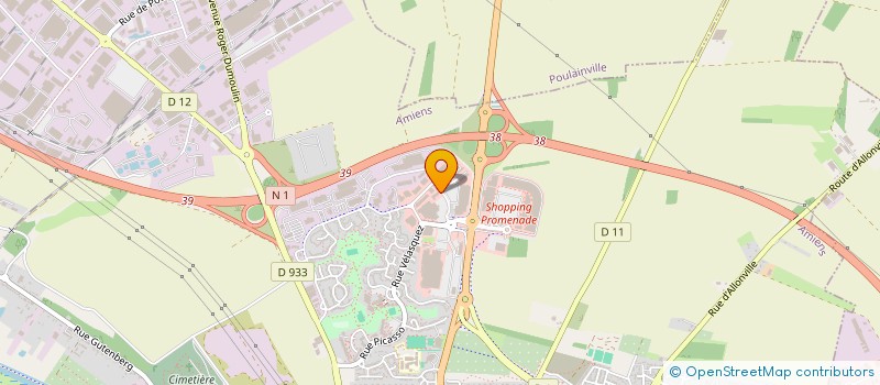 localisation de l'entreprise ROUPILLON à AMIENS