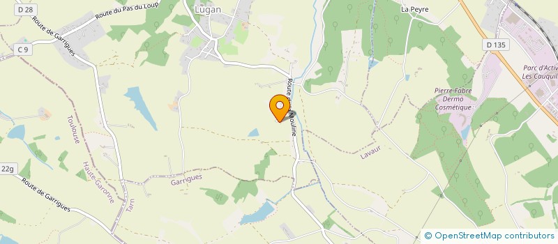 localisation de l'entreprise ROUQUET DEVELOPPEMENT  LUGAN