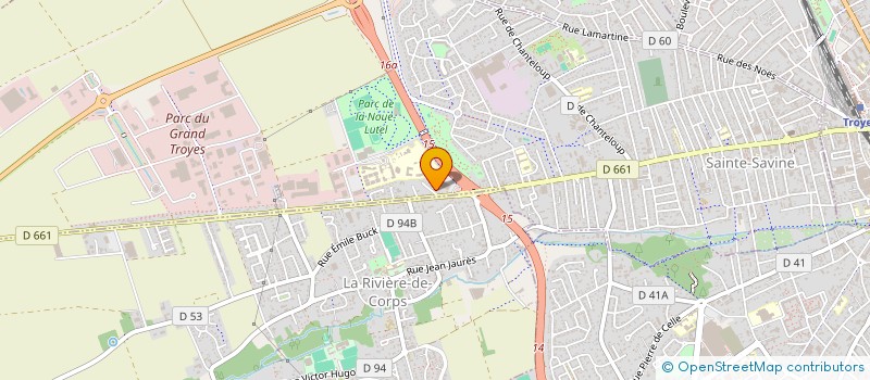 localisation de l'entreprise ROUQUET-MAGNIEN IMMOBILIER à SAINTE-SAVINE