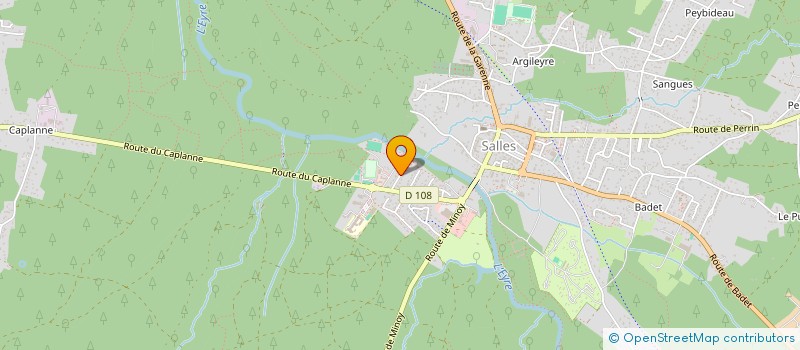localisation de l'entreprise ROUQUEYS à SALLES