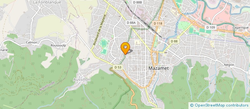 localisation de l'entreprise ROUQUIER  AUSSILLON