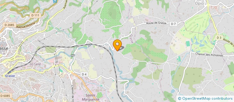 localisation de l'entreprise ROUQUIER PARK à GRASSE