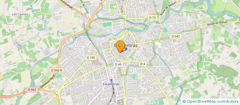 localisation de l'entreprise ROURE SIMONE ET ROURE BRUNO  CARPENTRAS