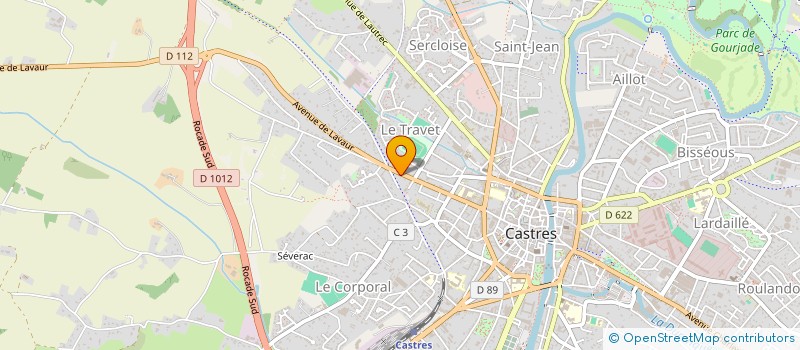 localisation de l'entreprise ROUROU FAMILY  CASTRES